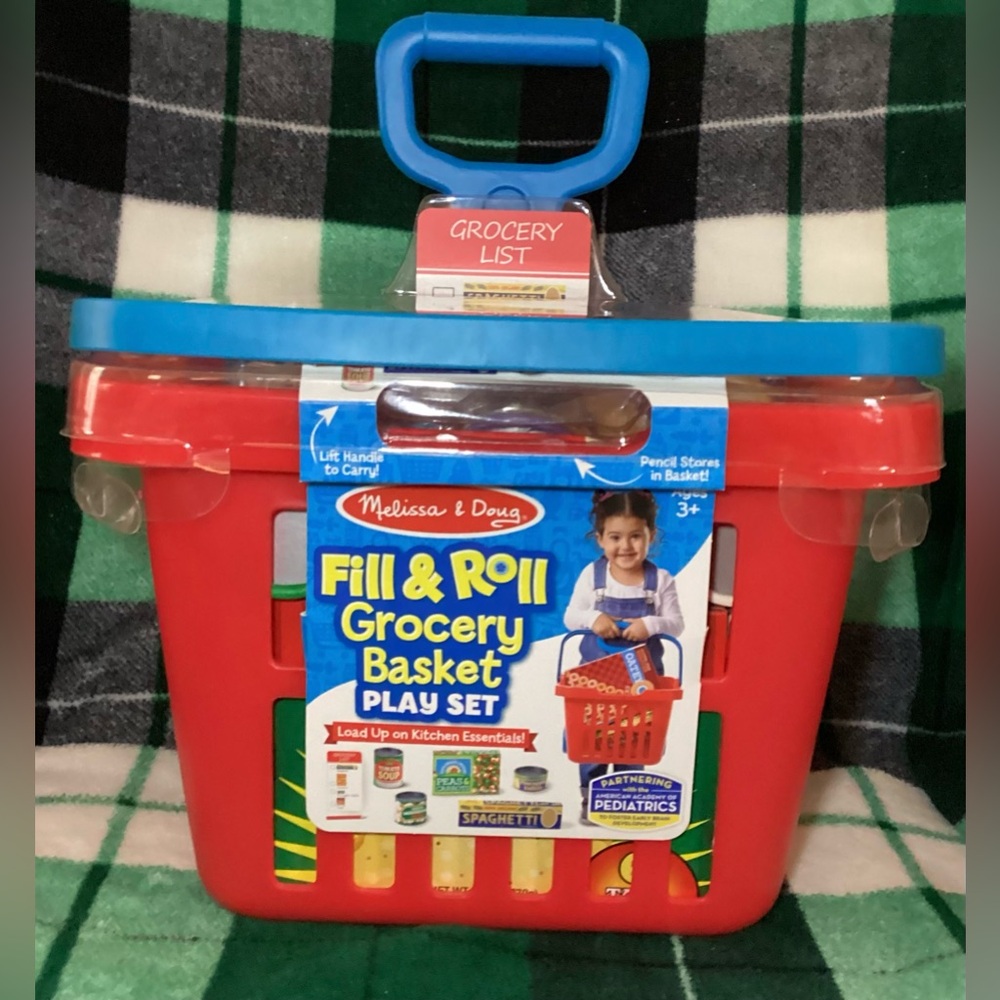Melissa & Doug Fill & Roll Grocery Basket - Picture 2 of 10